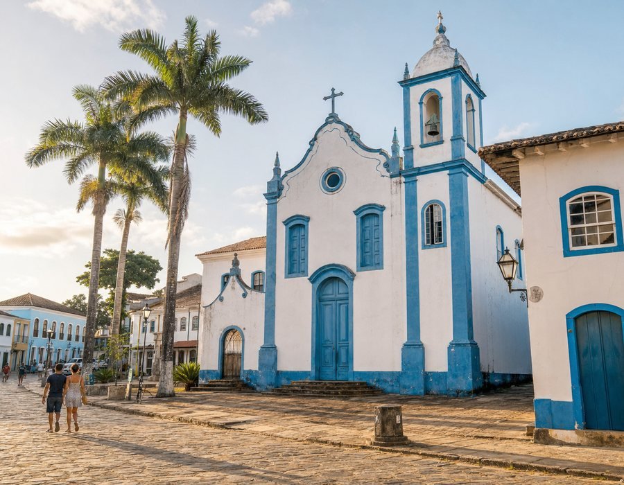 Igreja no centro histórico de Guarapari